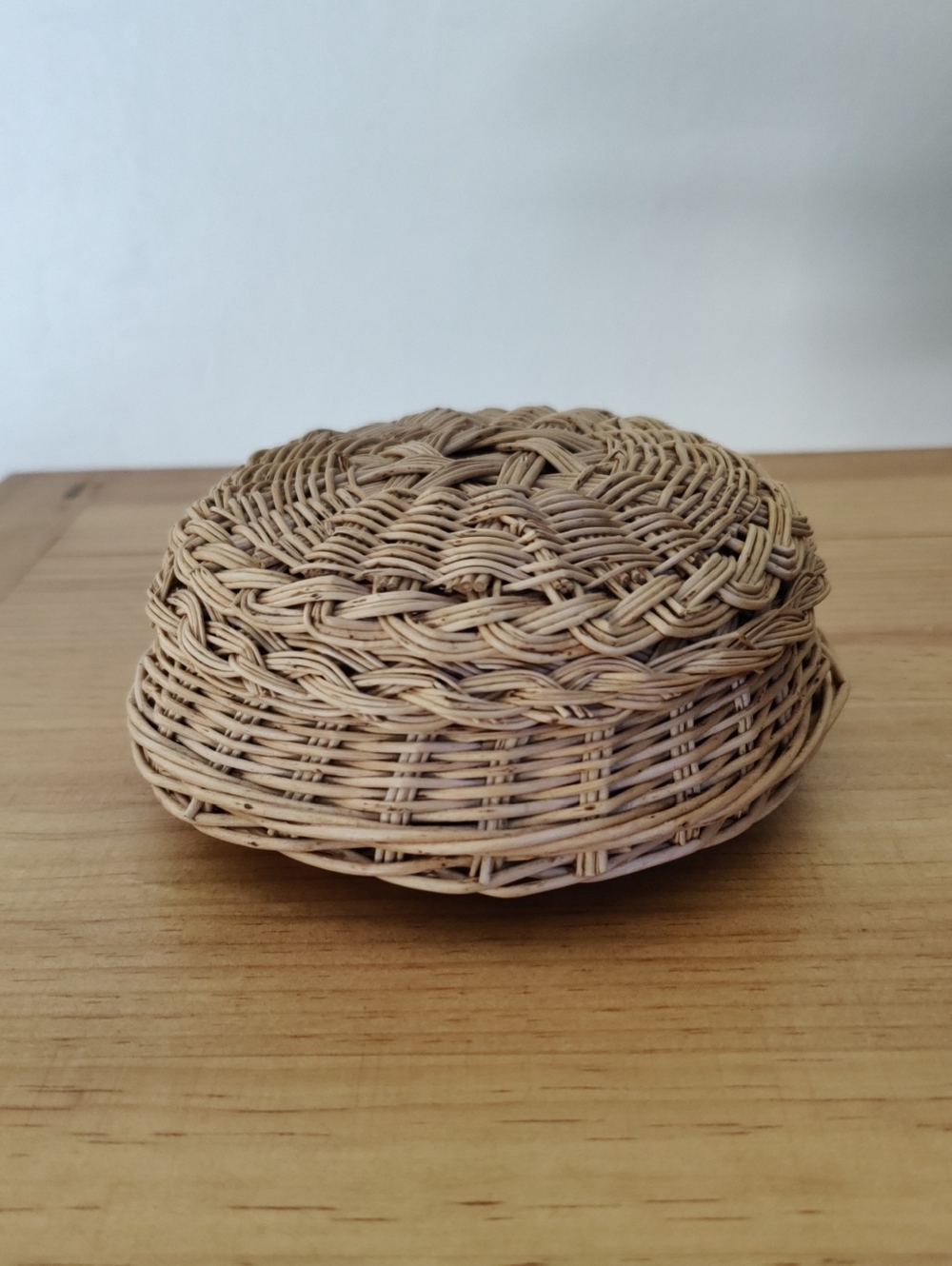 Wicker Trinket Basket. Cottagecore Decor
